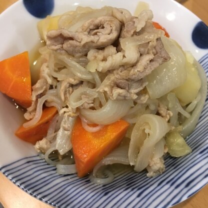 じゃがいもが煮崩れず、優しい味に仕上がりました(^^)